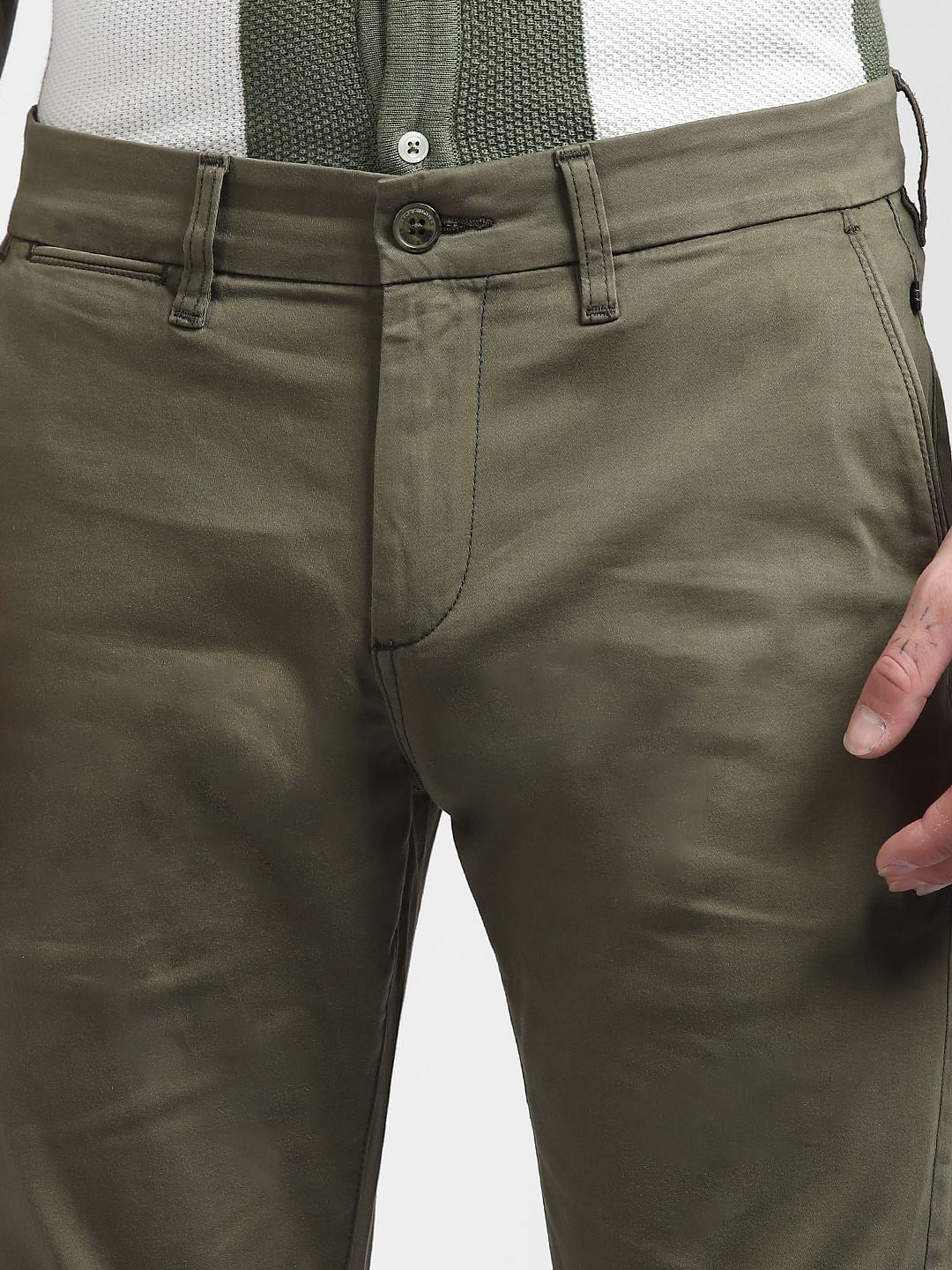 Green Mid Rise Pants - Image 5
