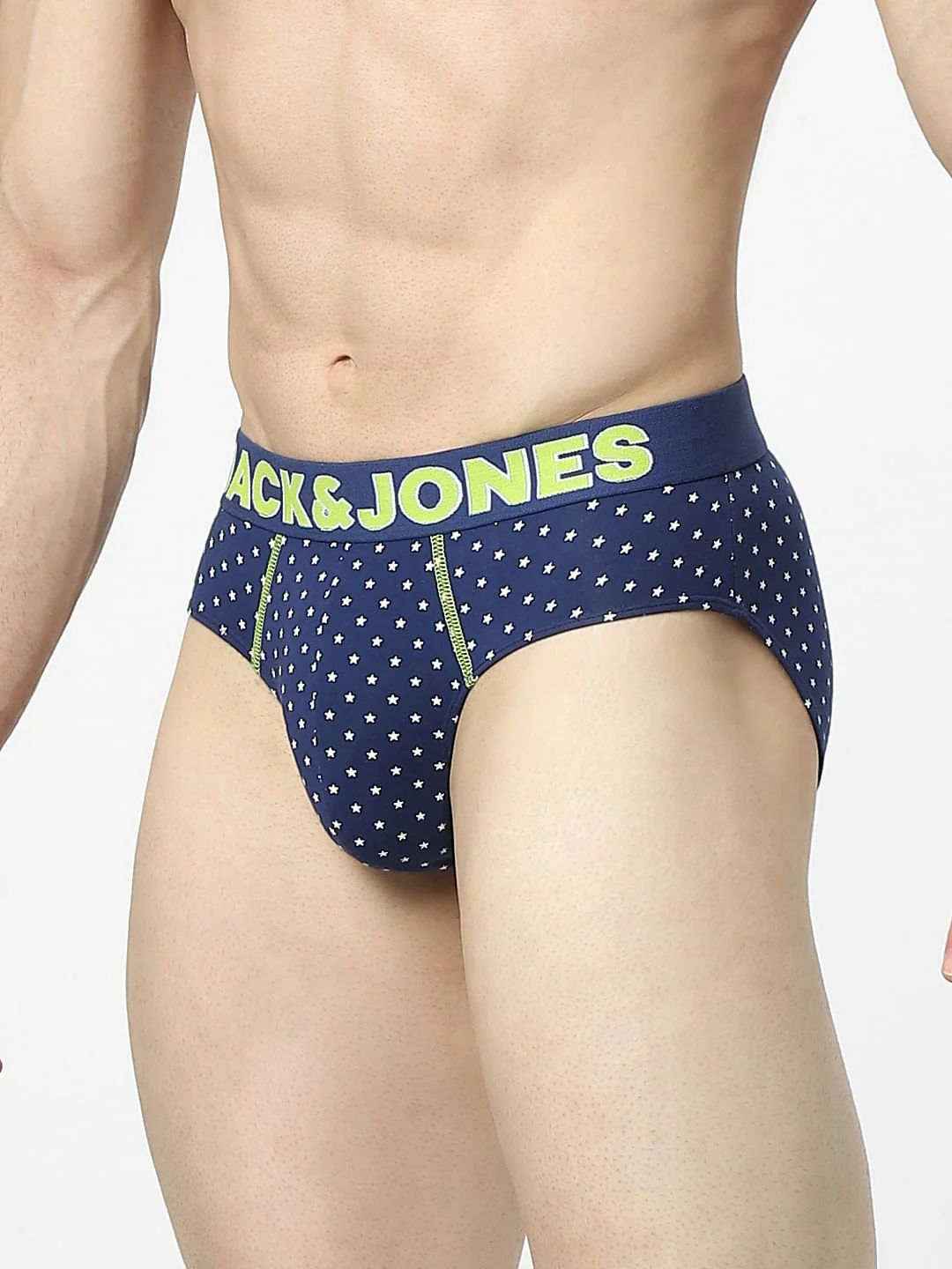 Blue Star Print Briefs - Image 2