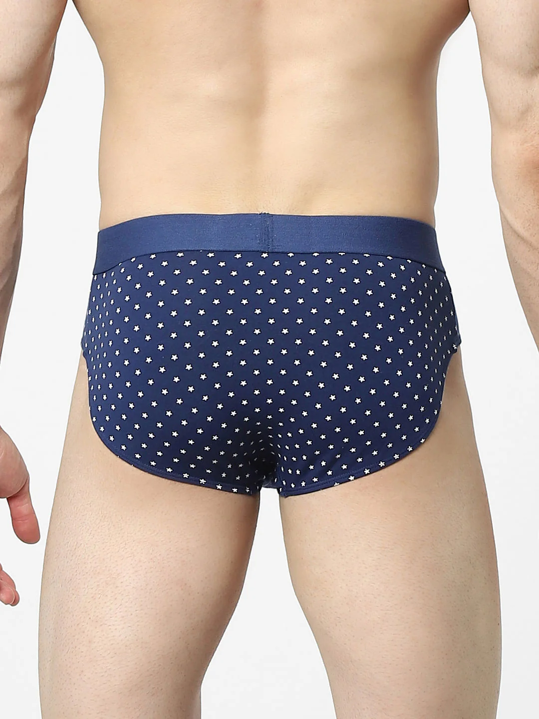 Blue Star Print Briefs - Image 3