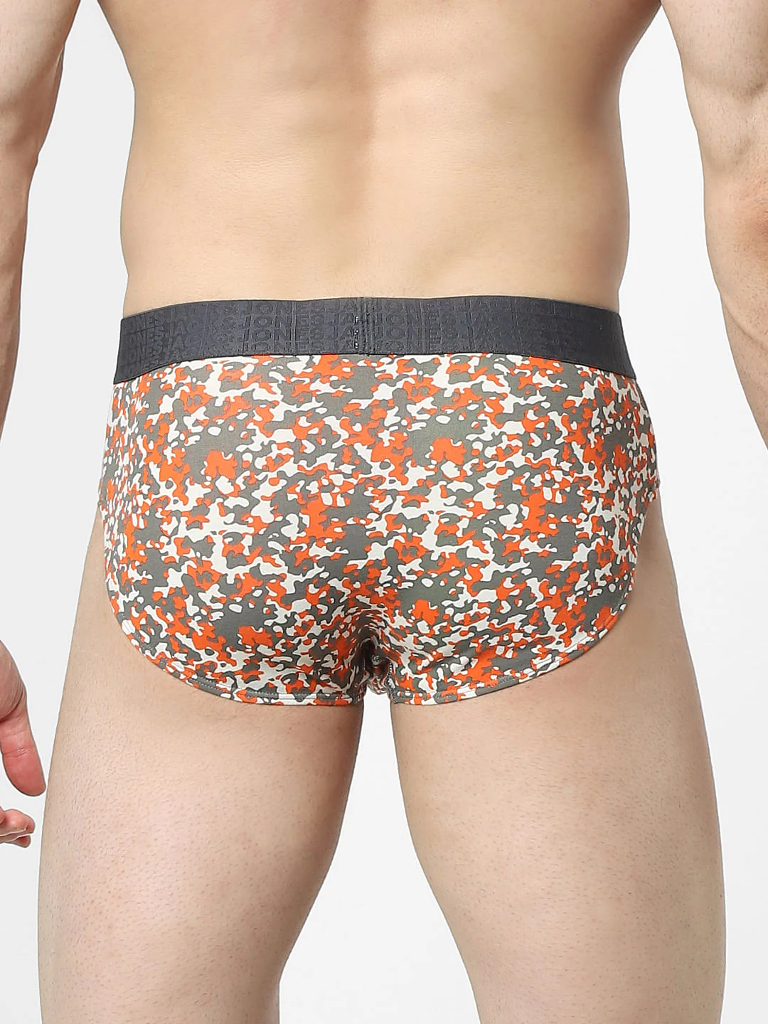Grey Camo Print Briefs - Image 3