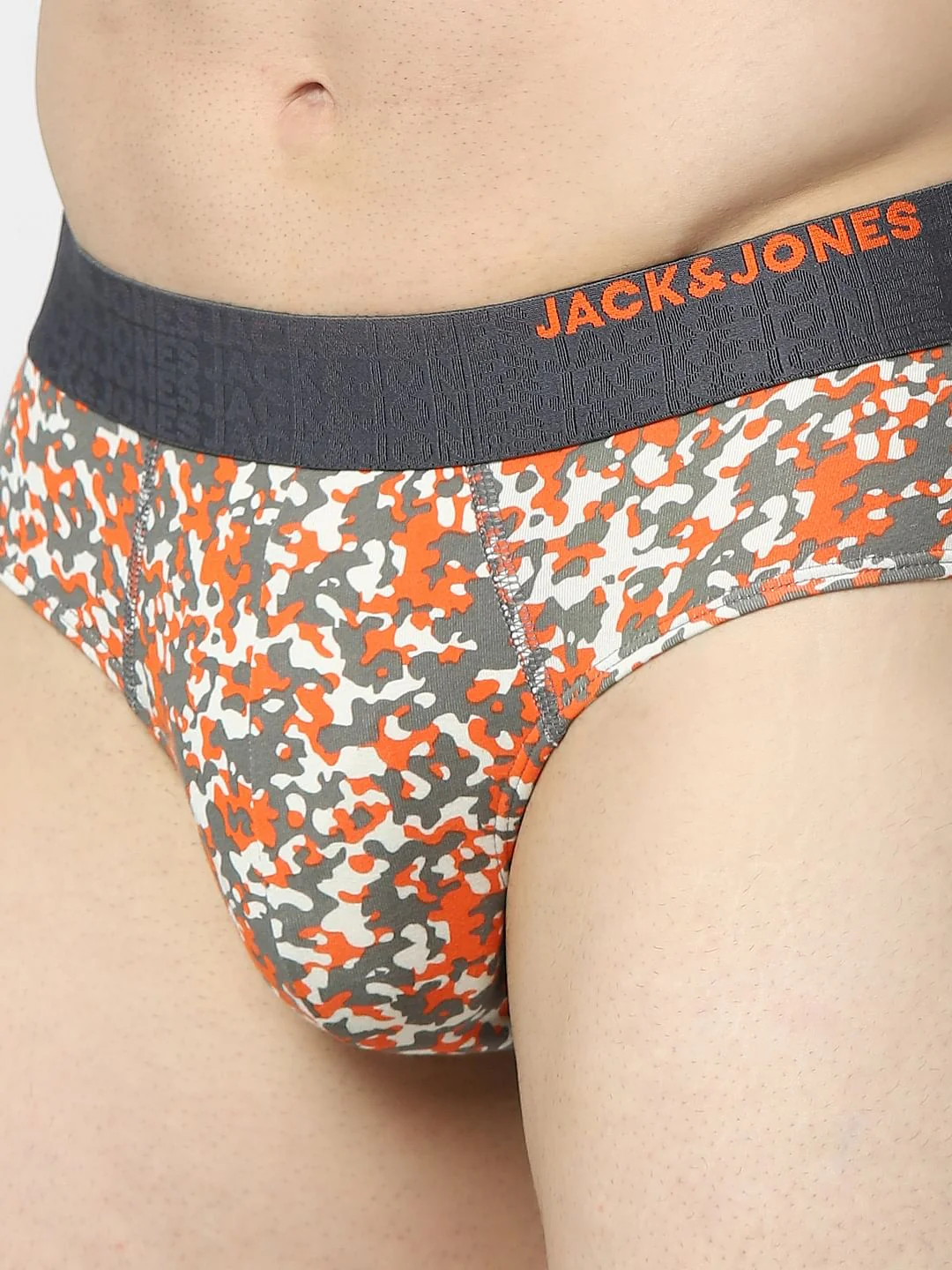 Grey Camo Print Briefs - Image 4