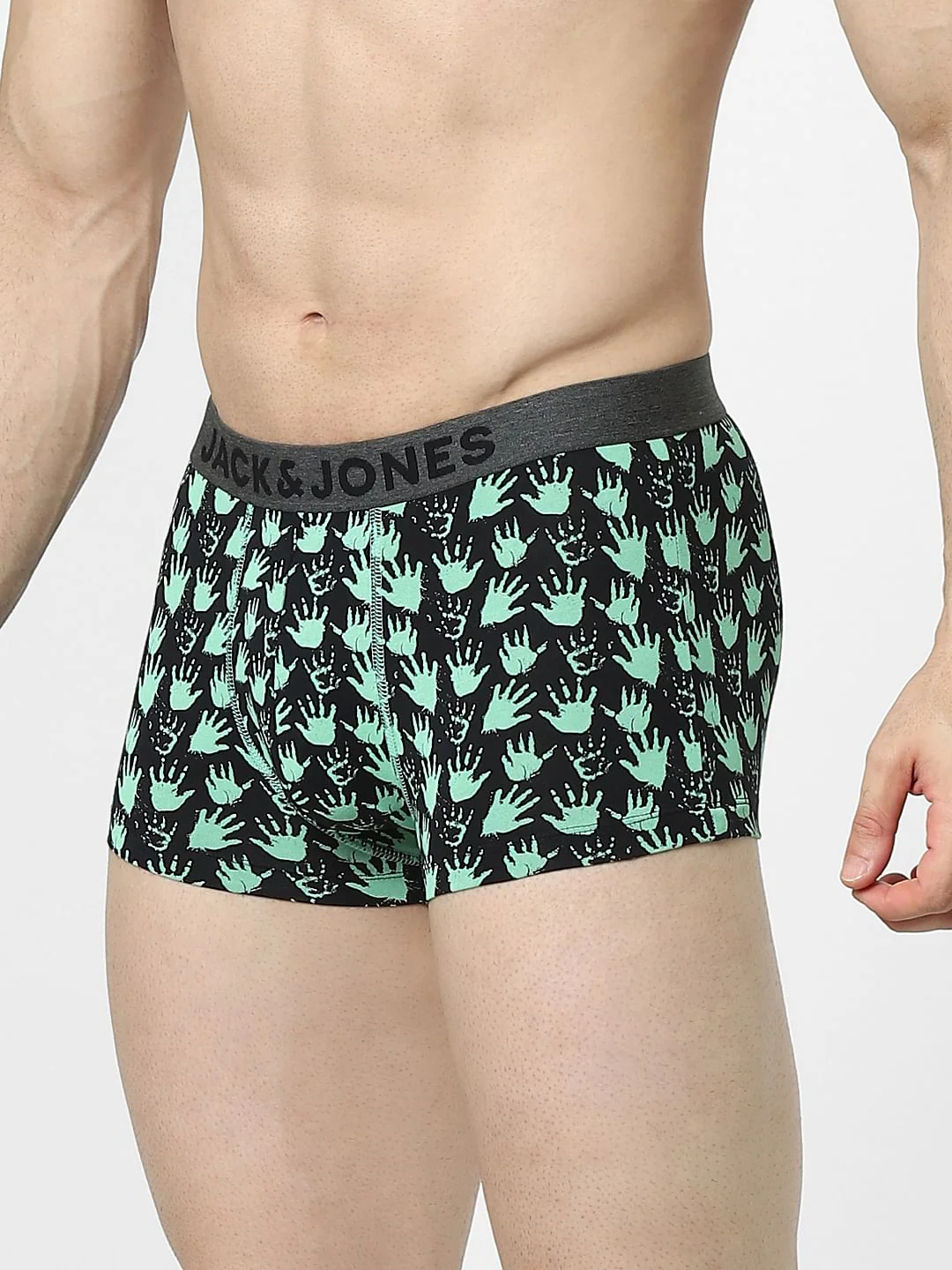 Black Printed Trunks - Image 2