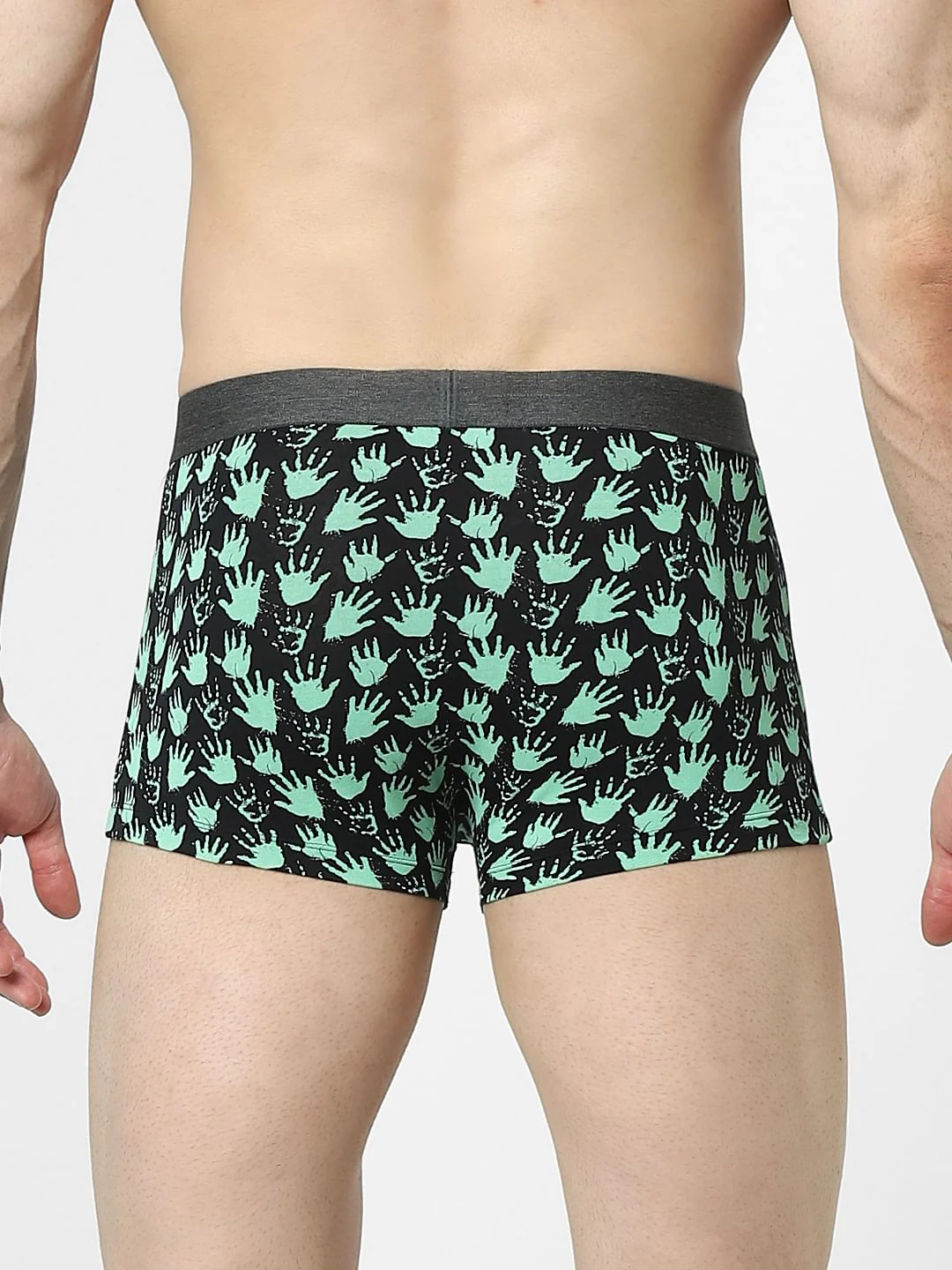 Black Printed Trunks - Image 3