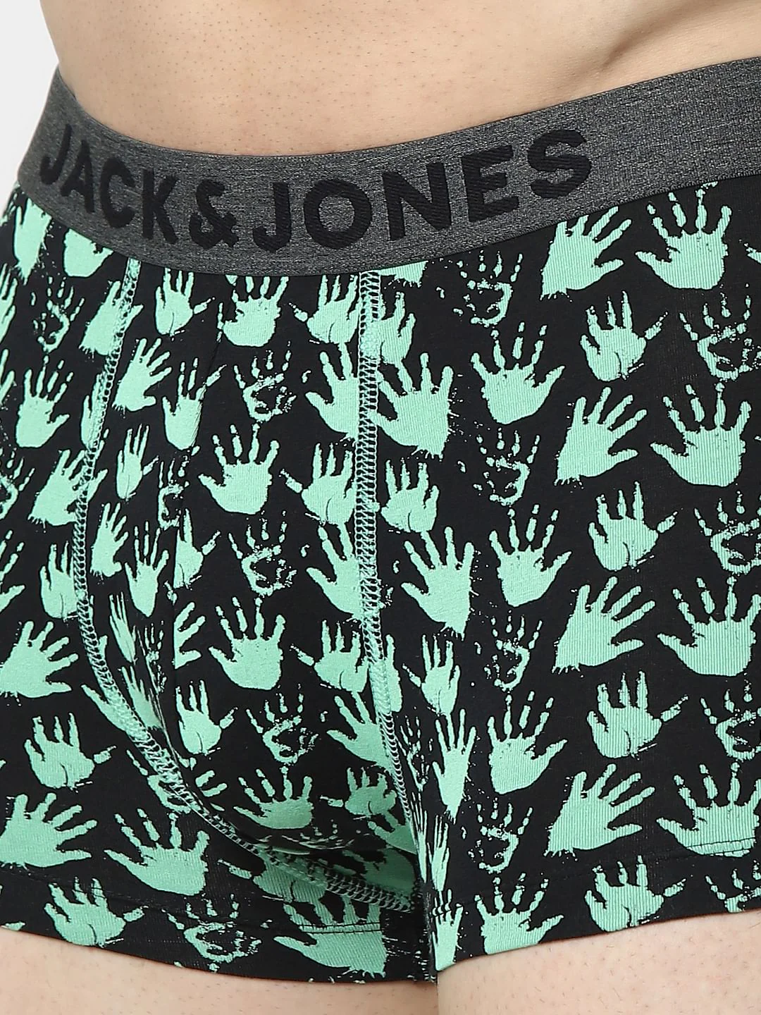 Black Printed Trunks - Image 4