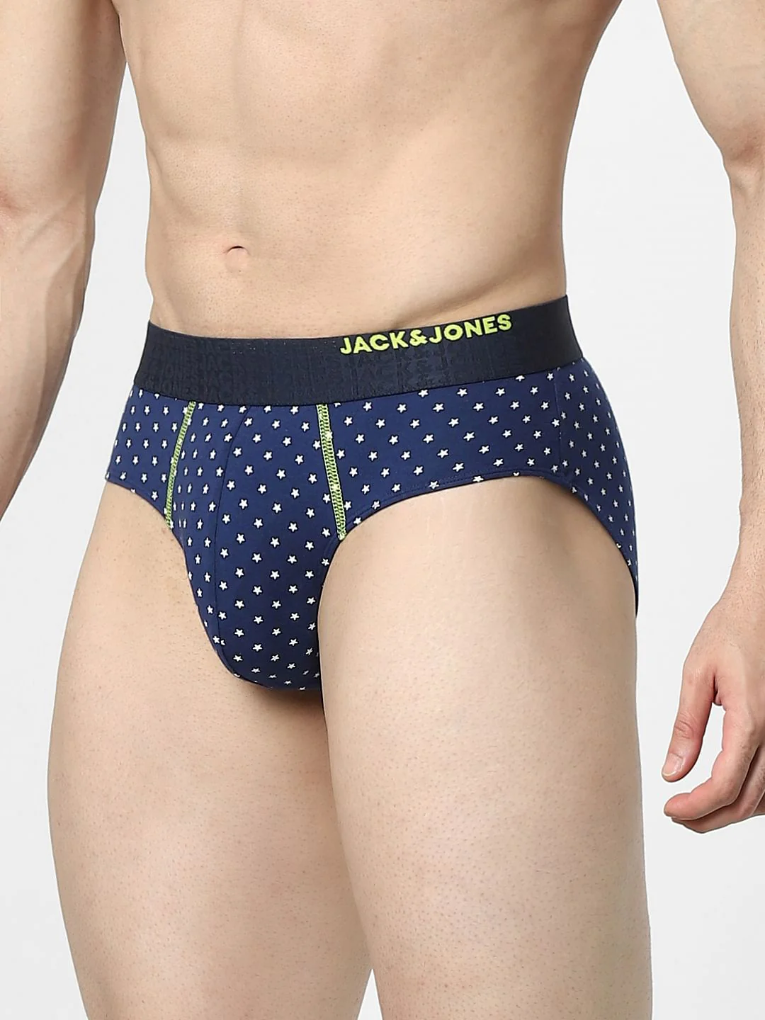 Navy Blue Star Print Trunks - Image 2