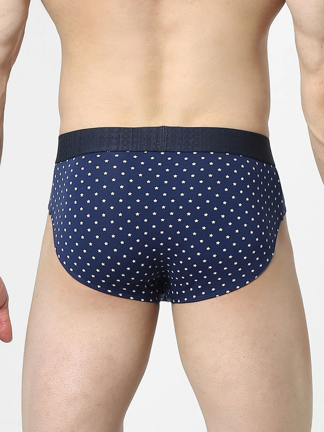 Navy Blue Star Print Trunks - Image 3