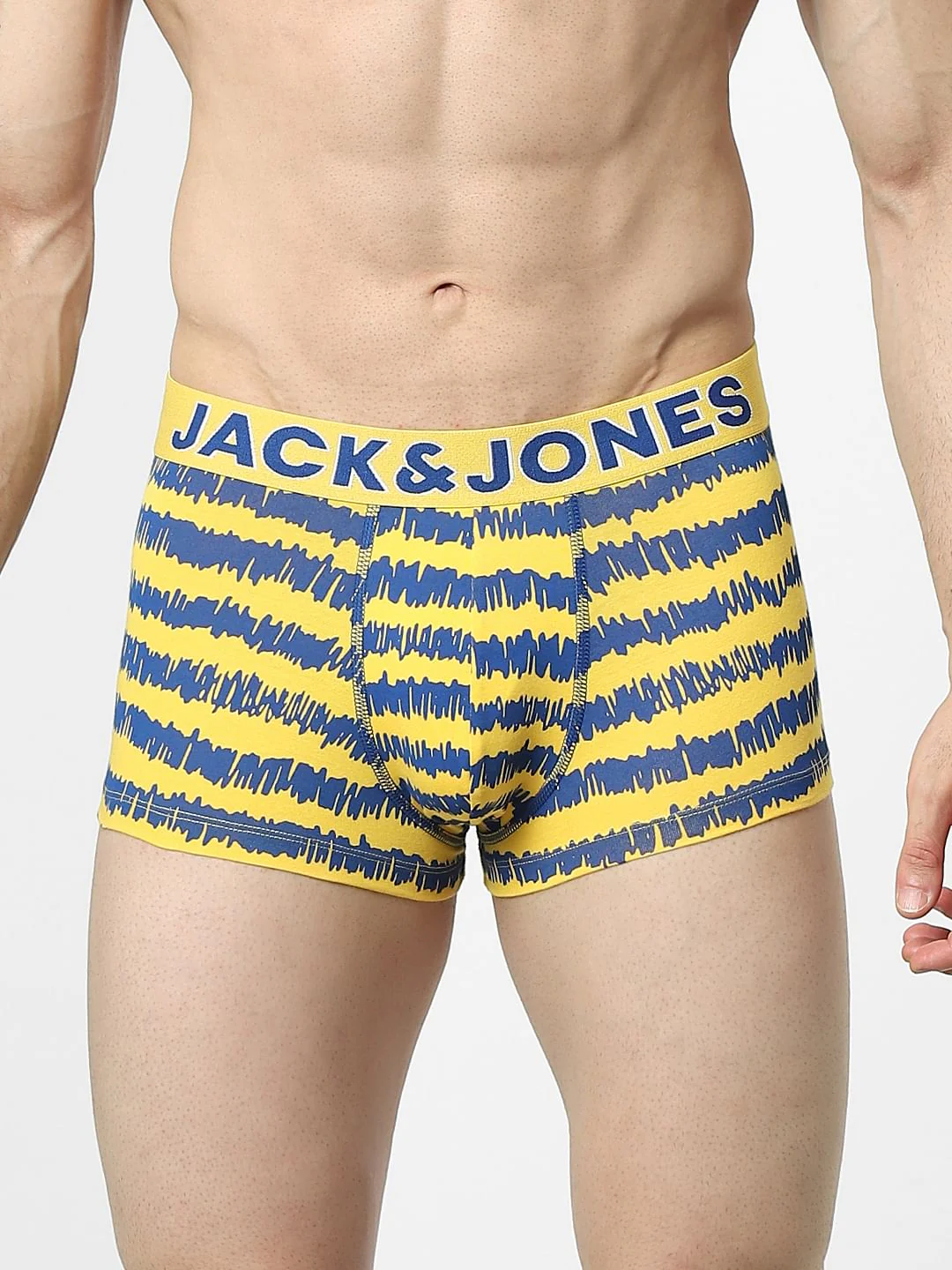 Yellow Printed Trunks