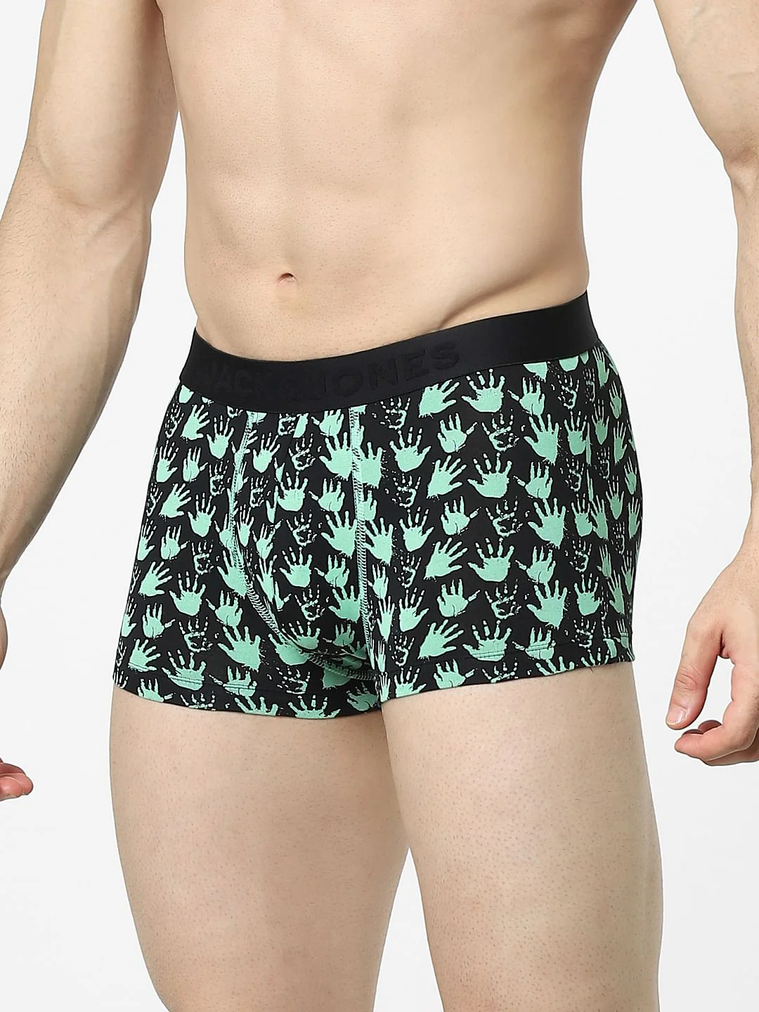 Black All Over Print Trunks - Image 2