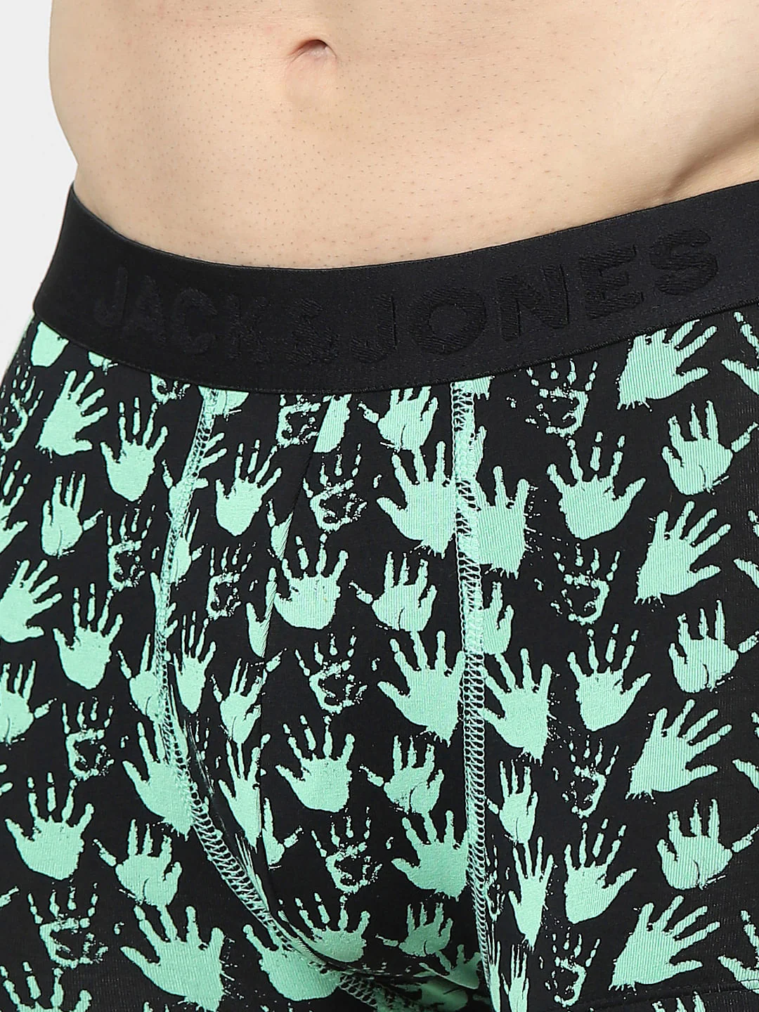 Black All Over Print Trunks - Image 4