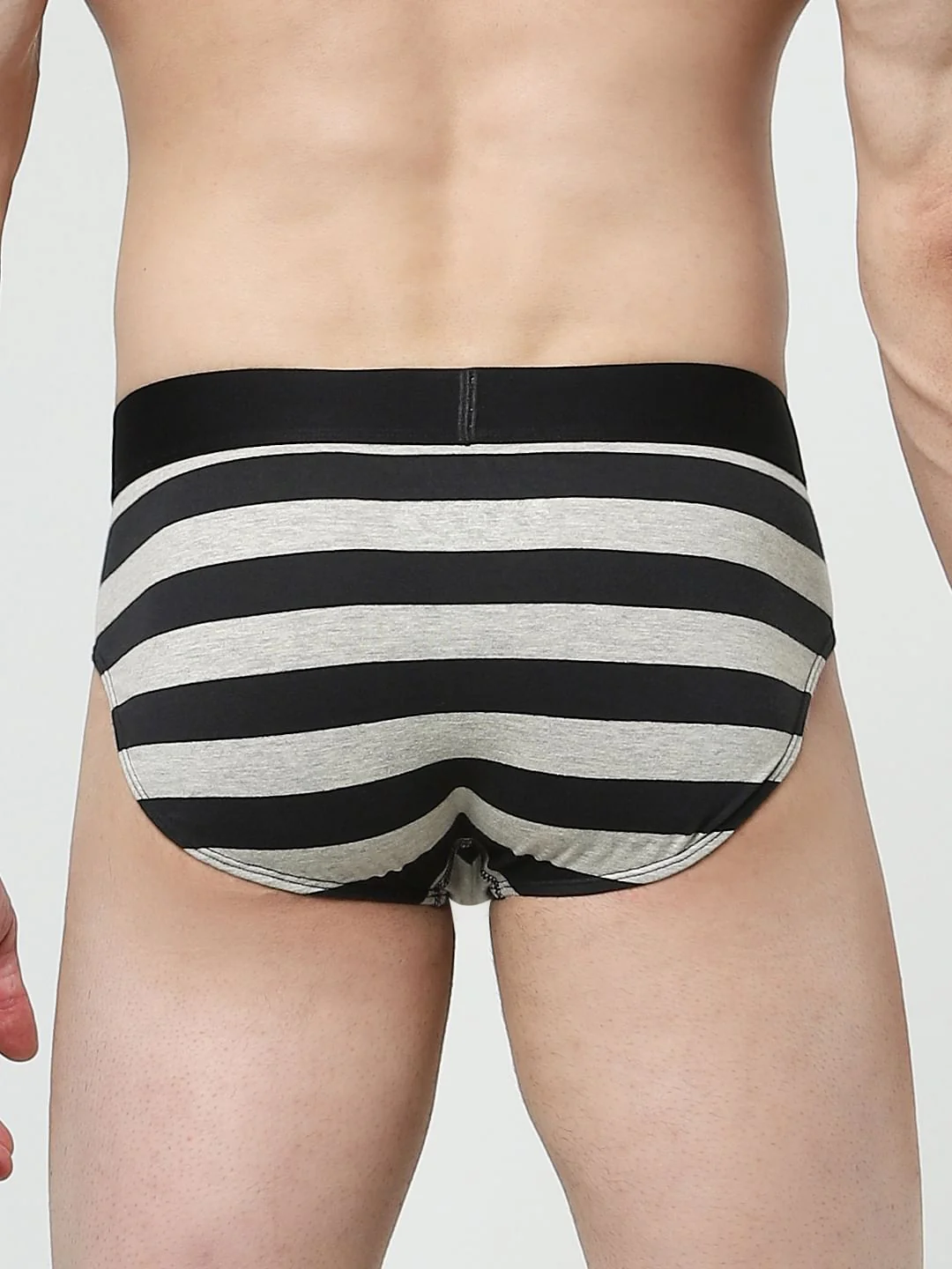 Black Striped Briefs - Image 4