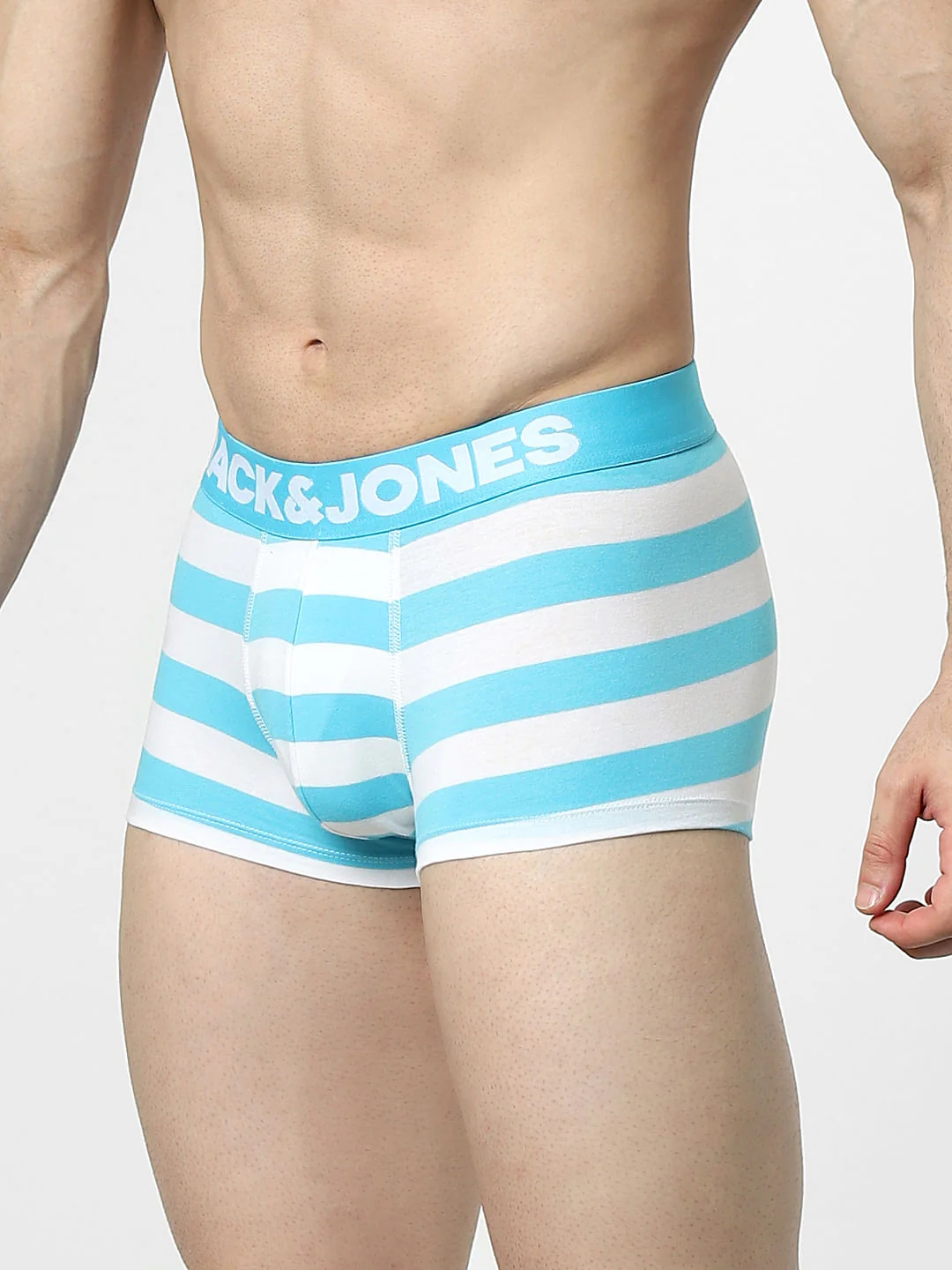 Light Blue Striped Trunks - Image 4