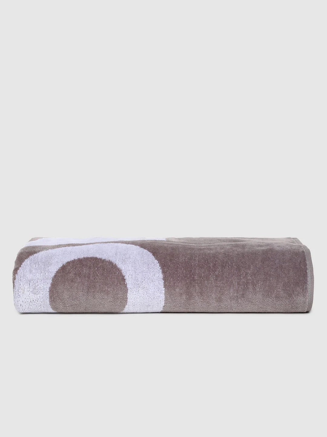 Grey Logo Print Towel - Image 5