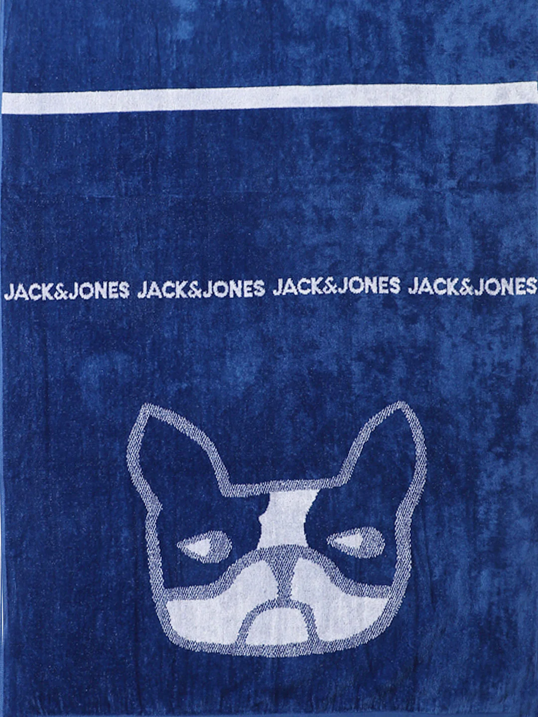 Dark Blue Logo Print Towel - Image 6