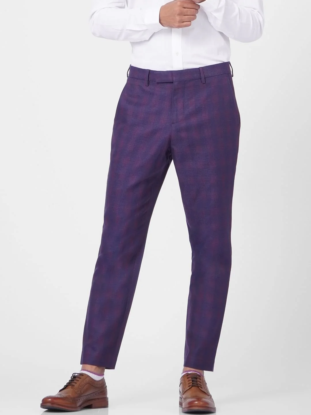 Blue & Pink Check Pants - Image 2