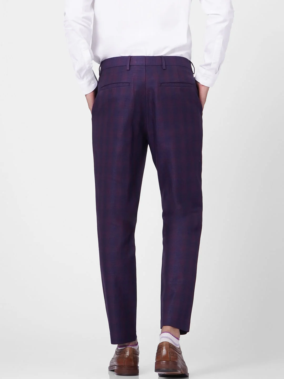 Blue & Pink Check Pants - Image 4