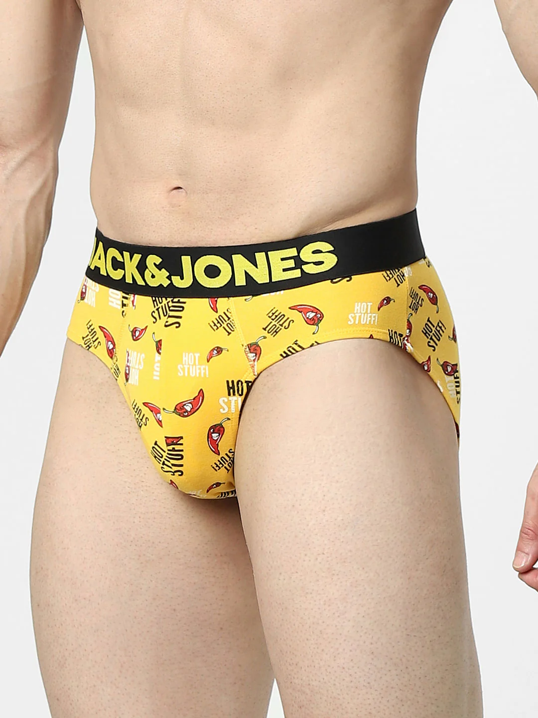 Yellow All Over Print Briefs - Image 2