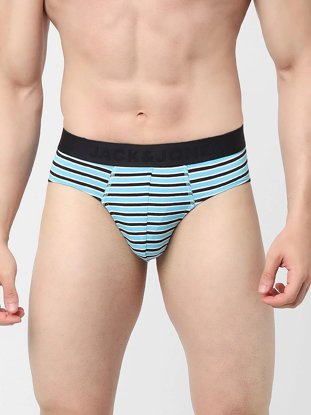 Blue Striped Briefs
