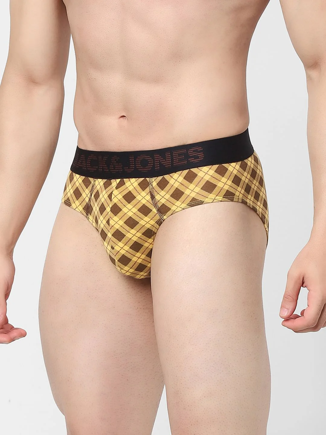 Yellow Check Briefs - Image 2