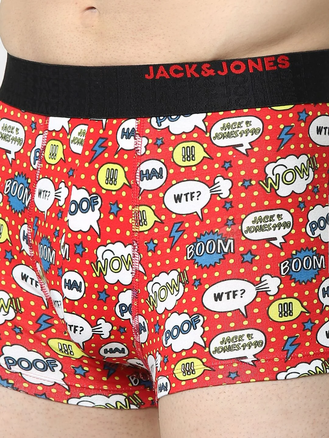 Red Printed Trunks - Image 4