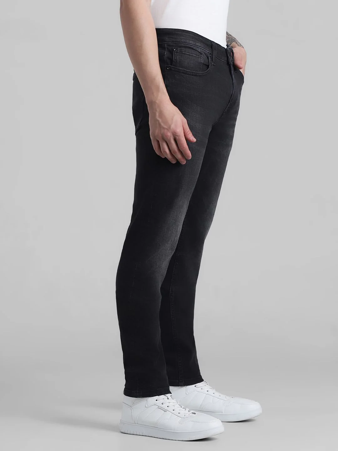 Black Glenn Slim Fit Jeans - Image 2