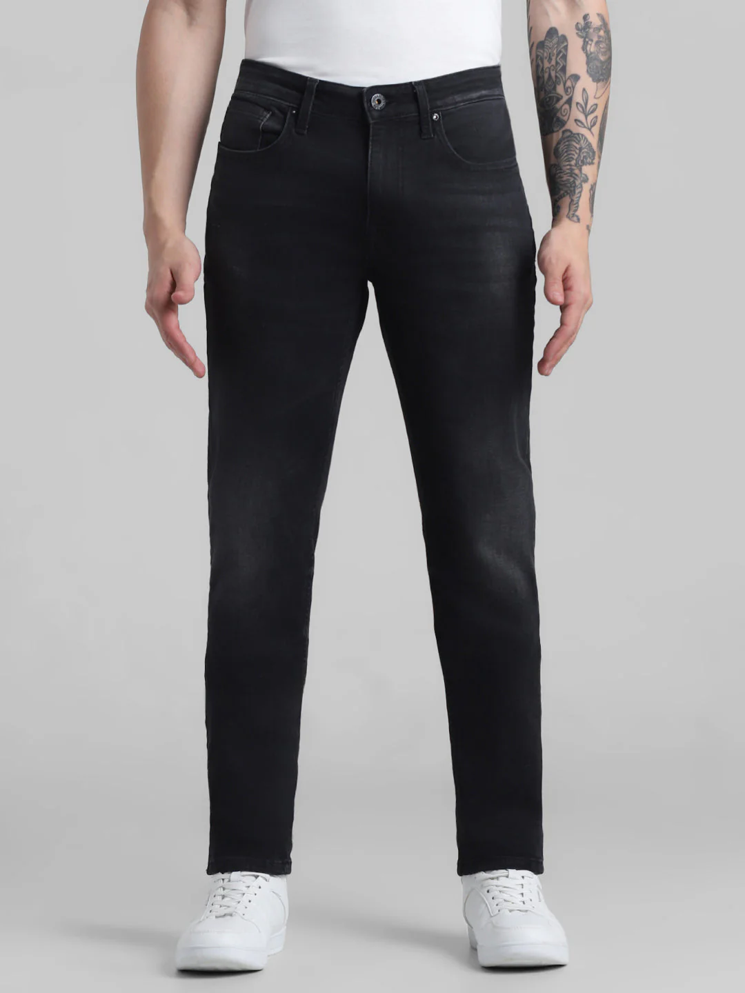 Black Glenn Slim Fit Jeans - Image 7