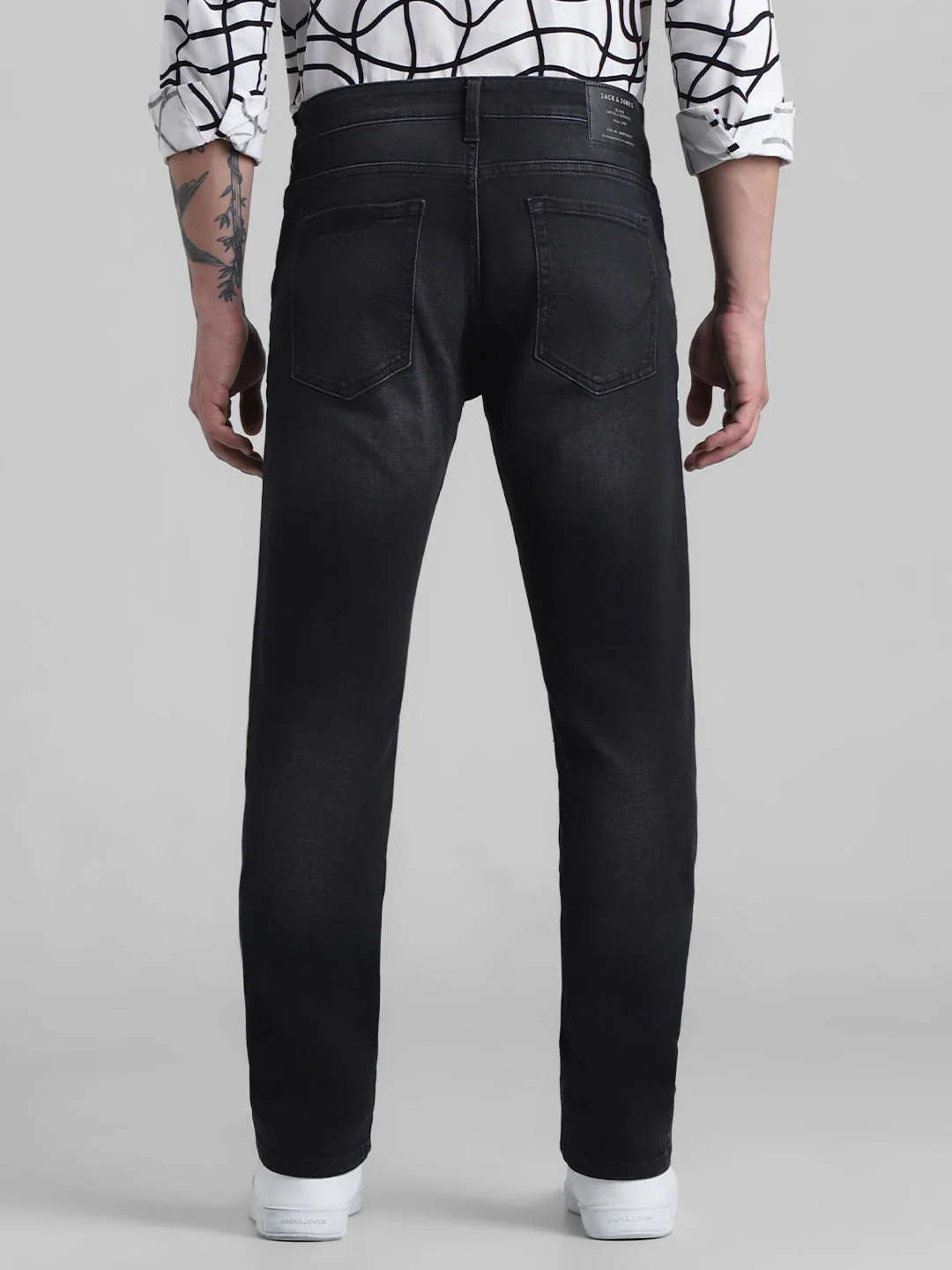 Low Rise Regular Fit Jeans - Black - Image 8