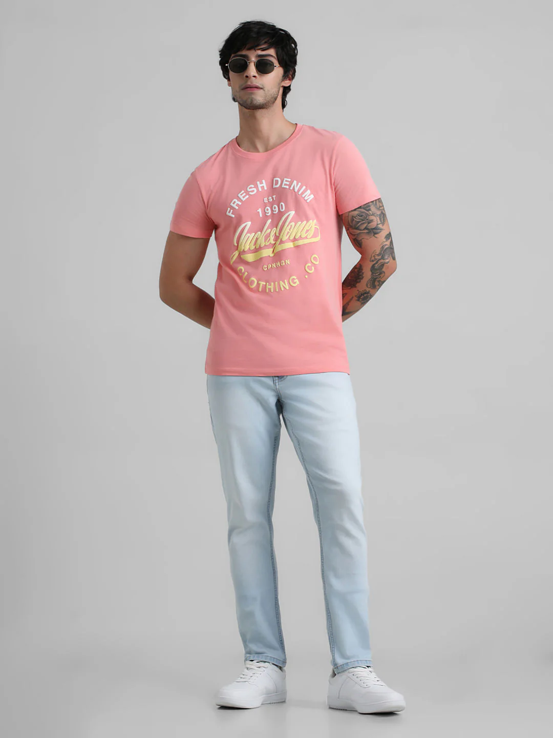 Blue Low Rise Washed Glenn Slim Jeans - Image 5