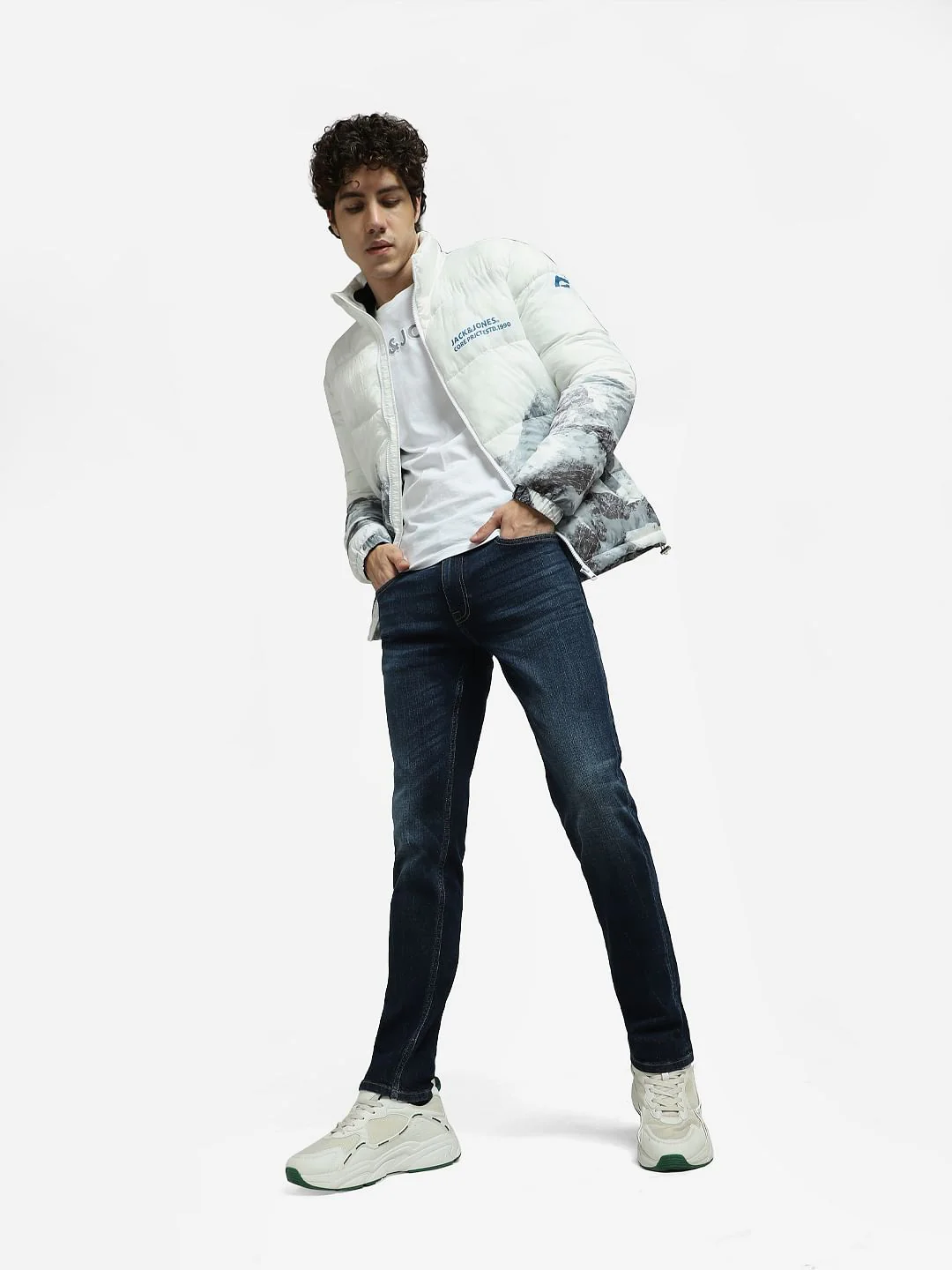 Dark Blue Low Rise Ben Skinny Jeans