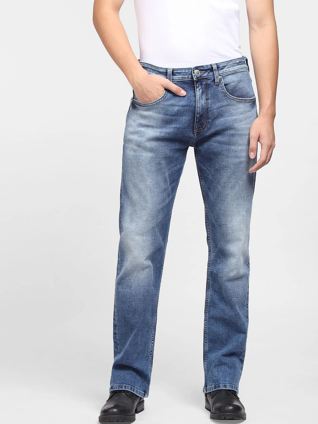 Blue High Rise Ray Bootcut Jeans - Image 2