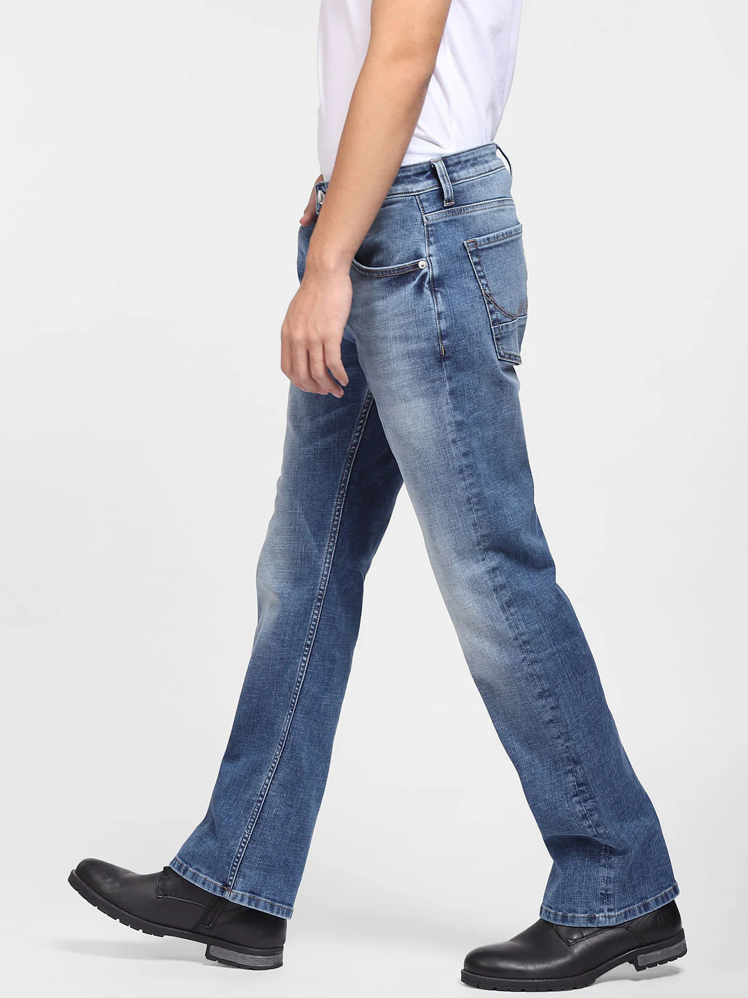 Blue High Rise Ray Bootcut Jeans - Image 3