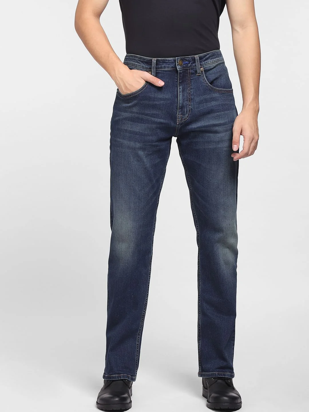 Dark Blue High Rise Ray Bootcut Jeans - Image 2