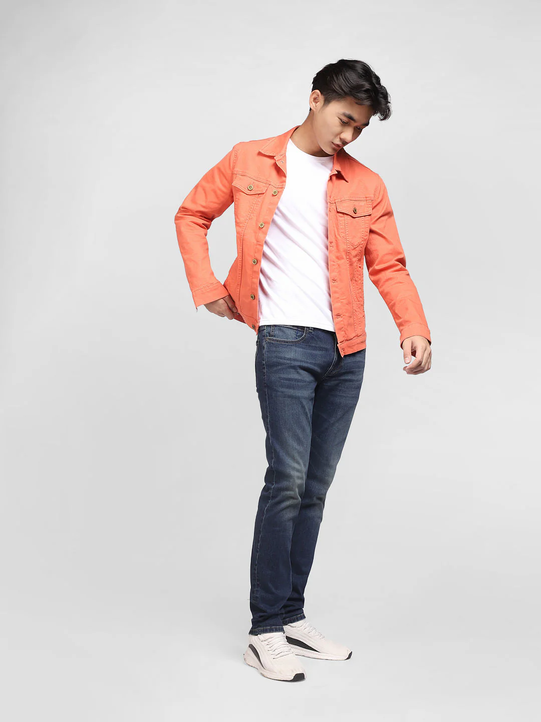 Dark Blue Low Rise Ben Skinny Fit Jeans