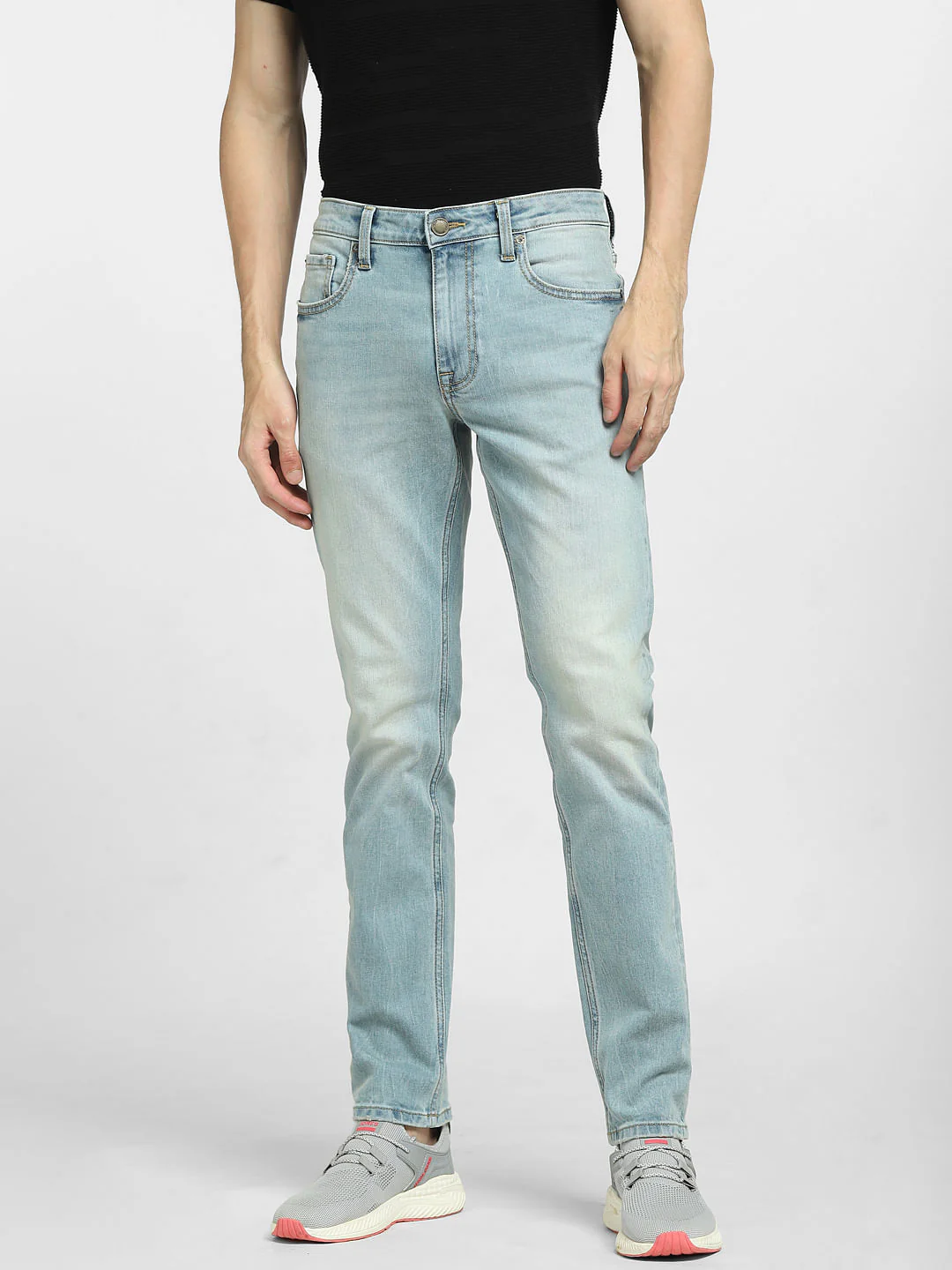 Blue Low Rise Glenn Slim Fit Jeans - Image 2