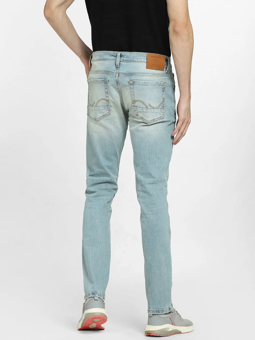 Blue Low Rise Glenn Slim Fit Jeans - Image 4