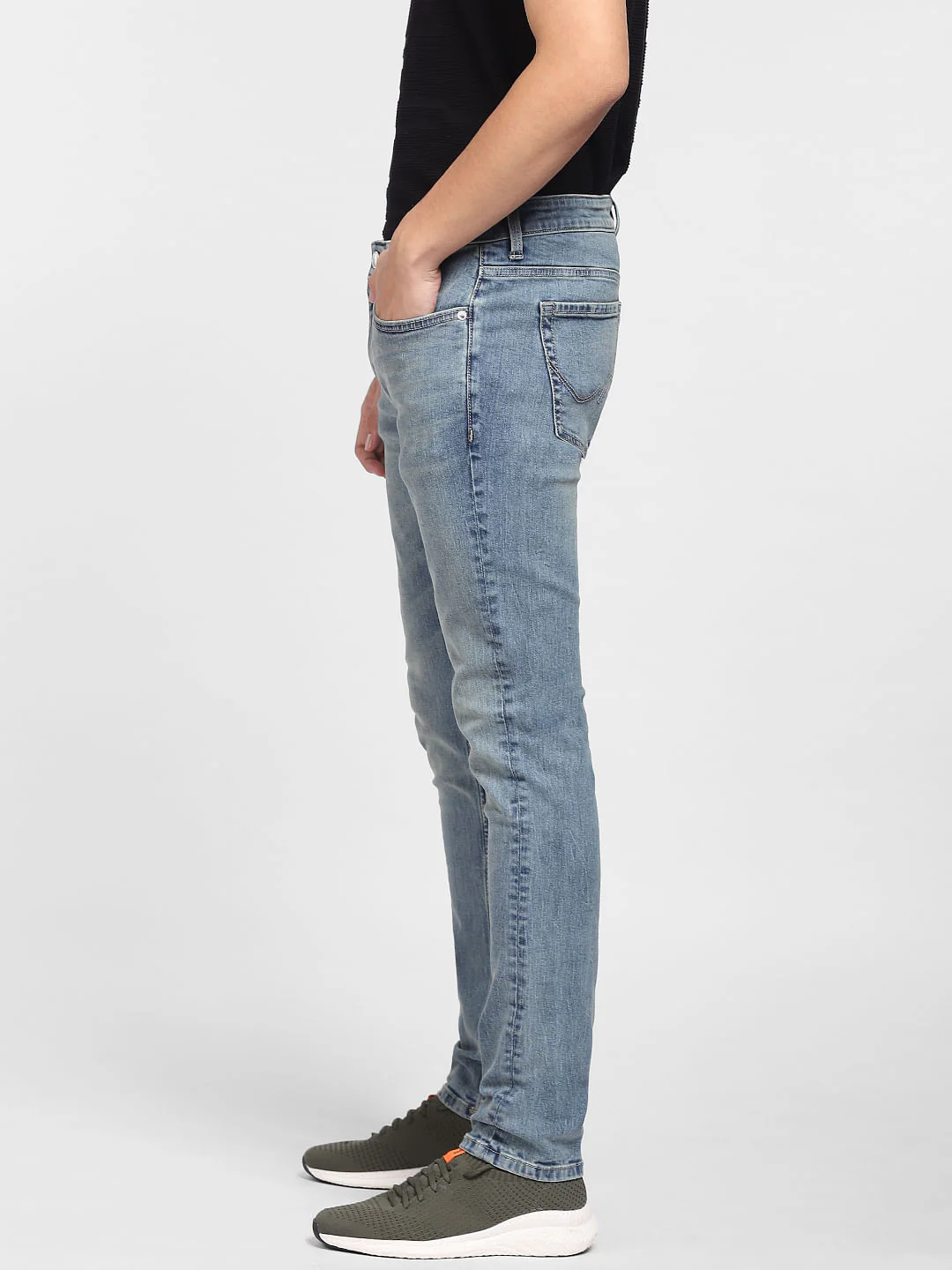 Blue Low Rise Liam Skinny Fit Jeans - Image 3