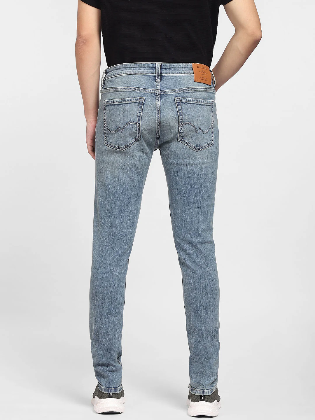 Blue Low Rise Liam Skinny Fit Jeans - Image 4
