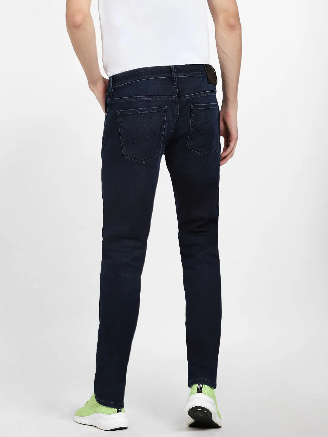 Dark Blue Low Rise Ben Skinny Jeans - Image 4