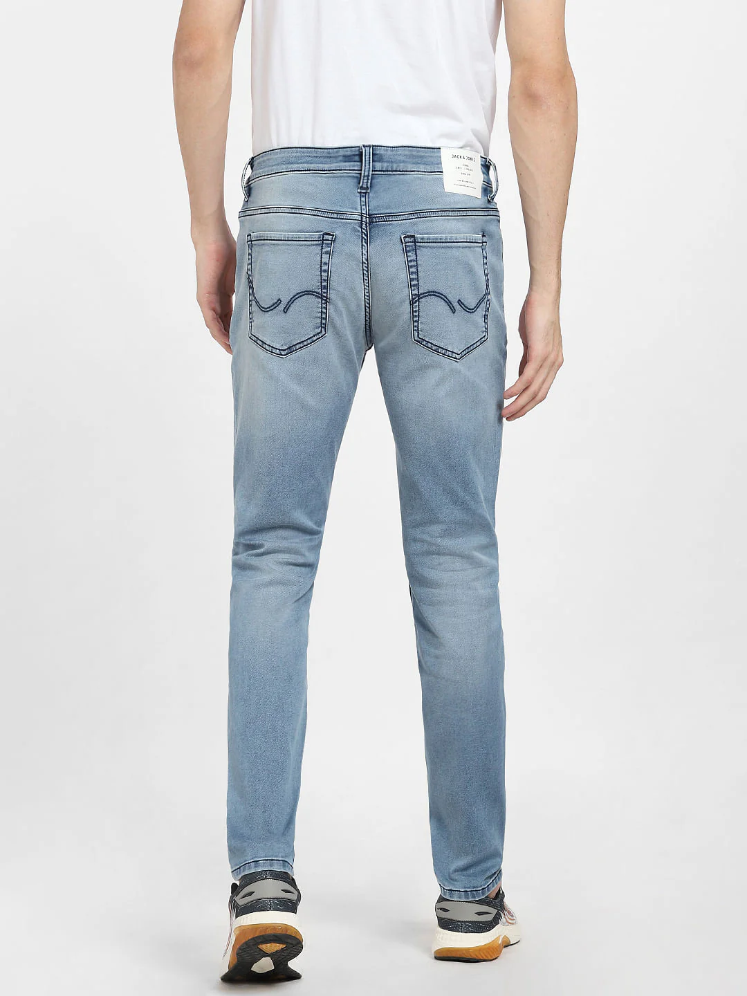 Light Blue Low Rise Glenn Slim Jeans - Image 4