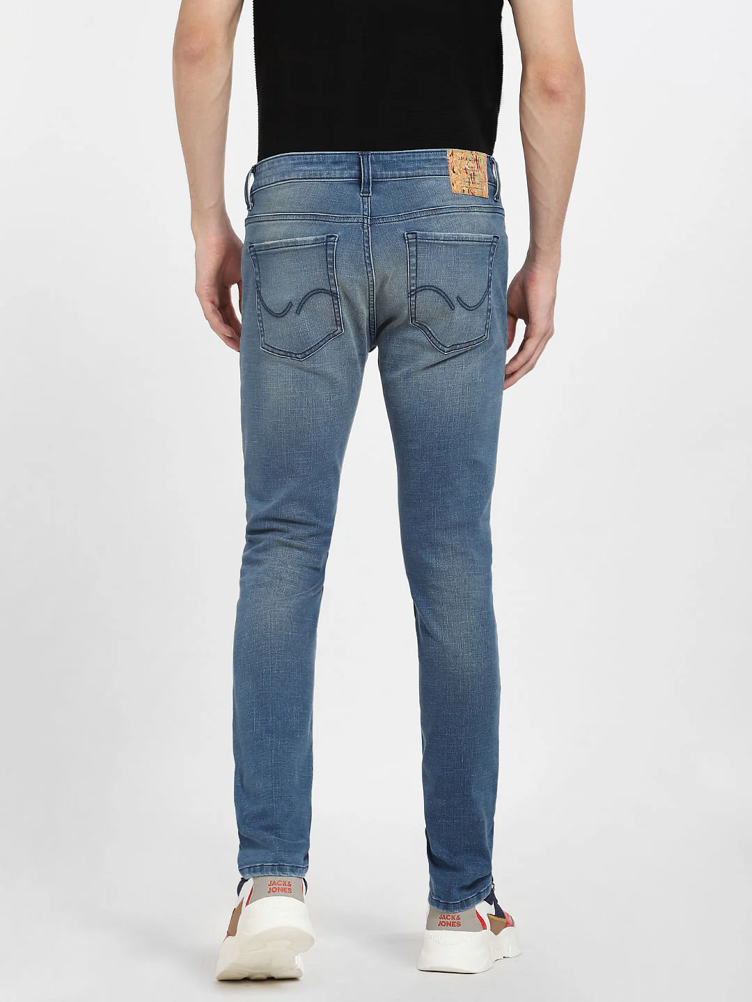 Blue Low Rise Liam Skinny Jeans - Image 4