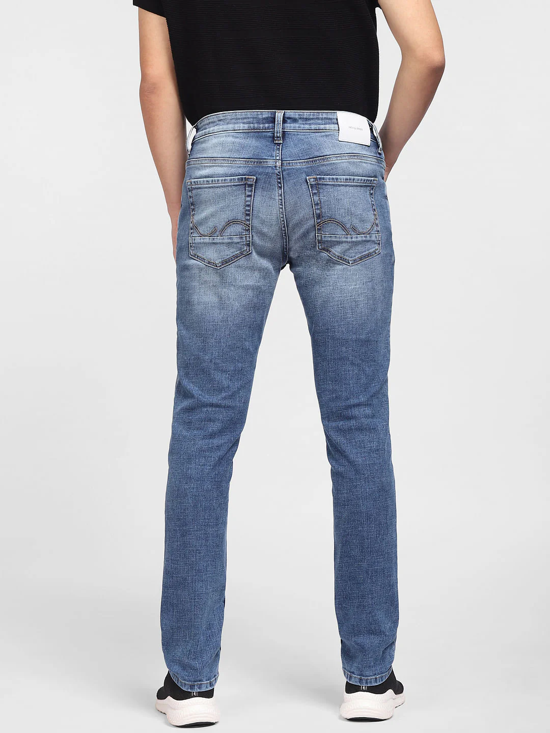 Blue Low Rise Ben Skinny Fit Jeans - Image 4