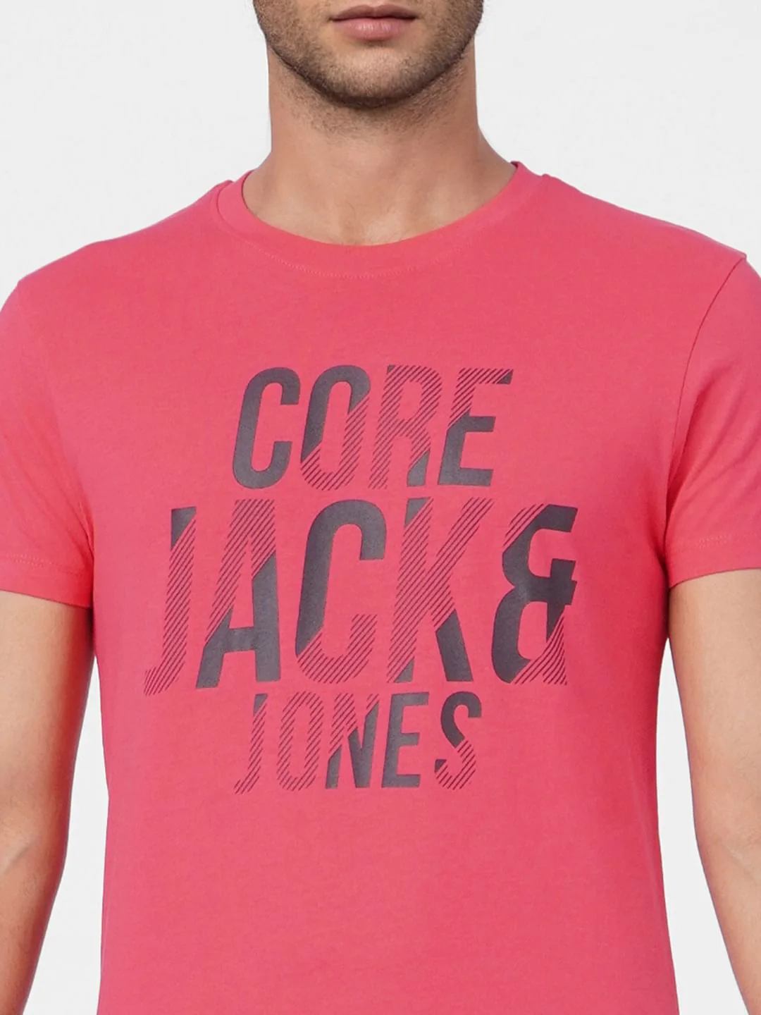 Pink Graphic Print Crew Neck T-shirt - Image 5