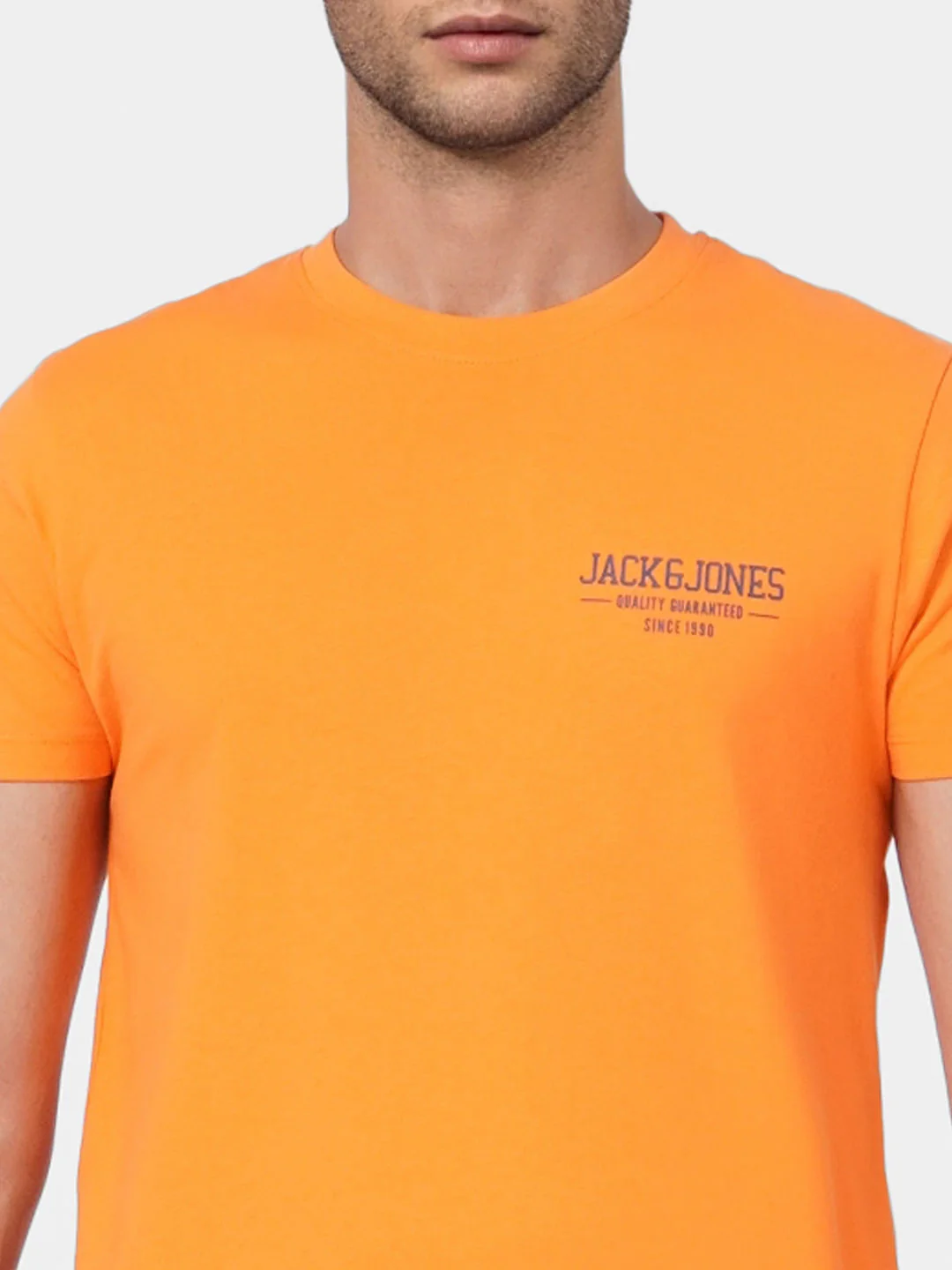 Orange Crew Neck T-shirt - Image 5