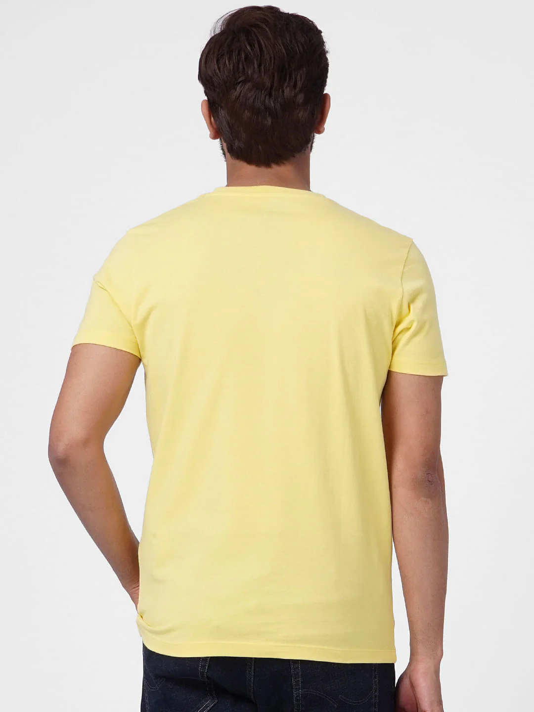 Yellow Graphic Print T-shirt - Image 4