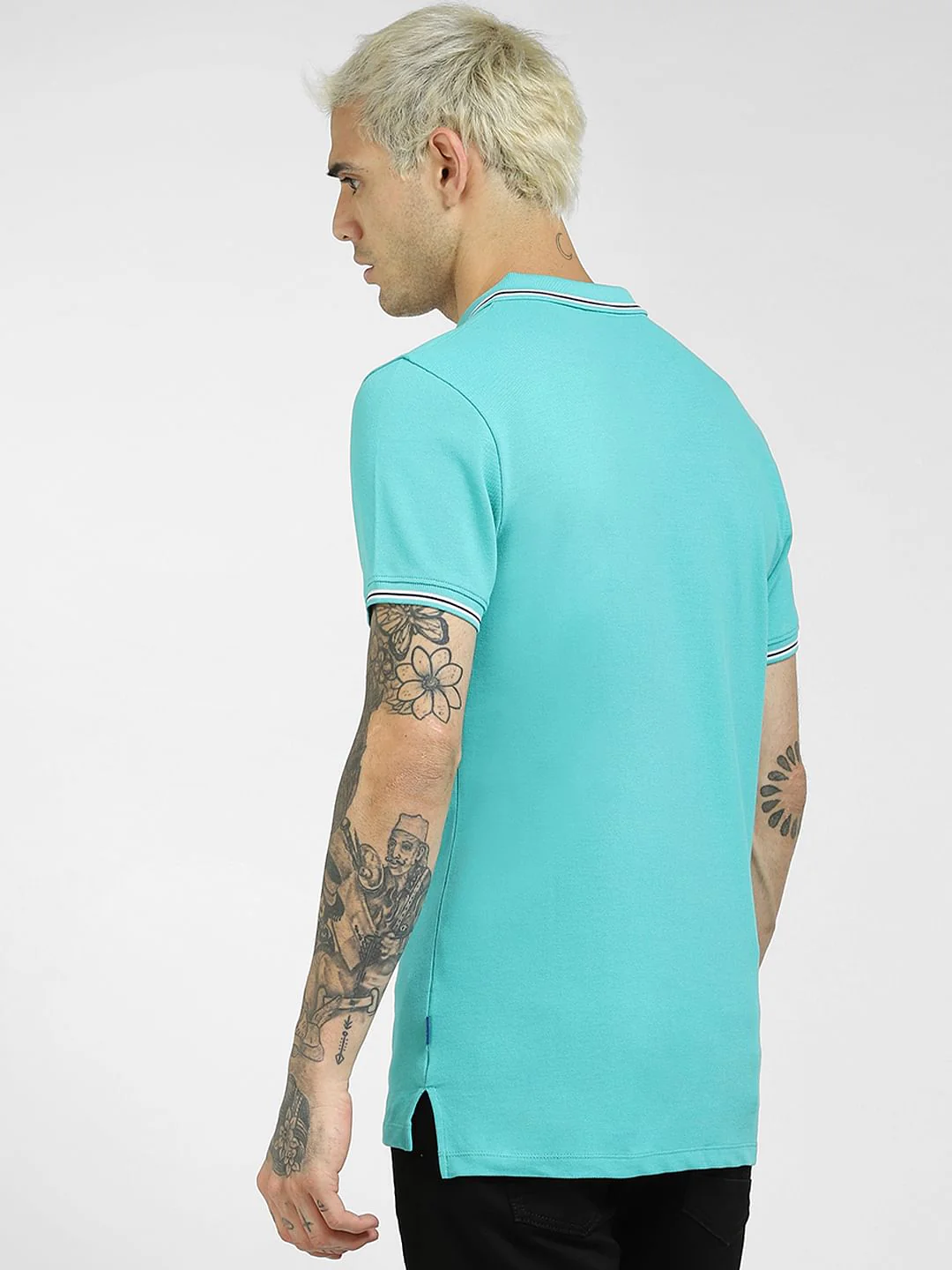 Blue Polo T-shirt - Image 4