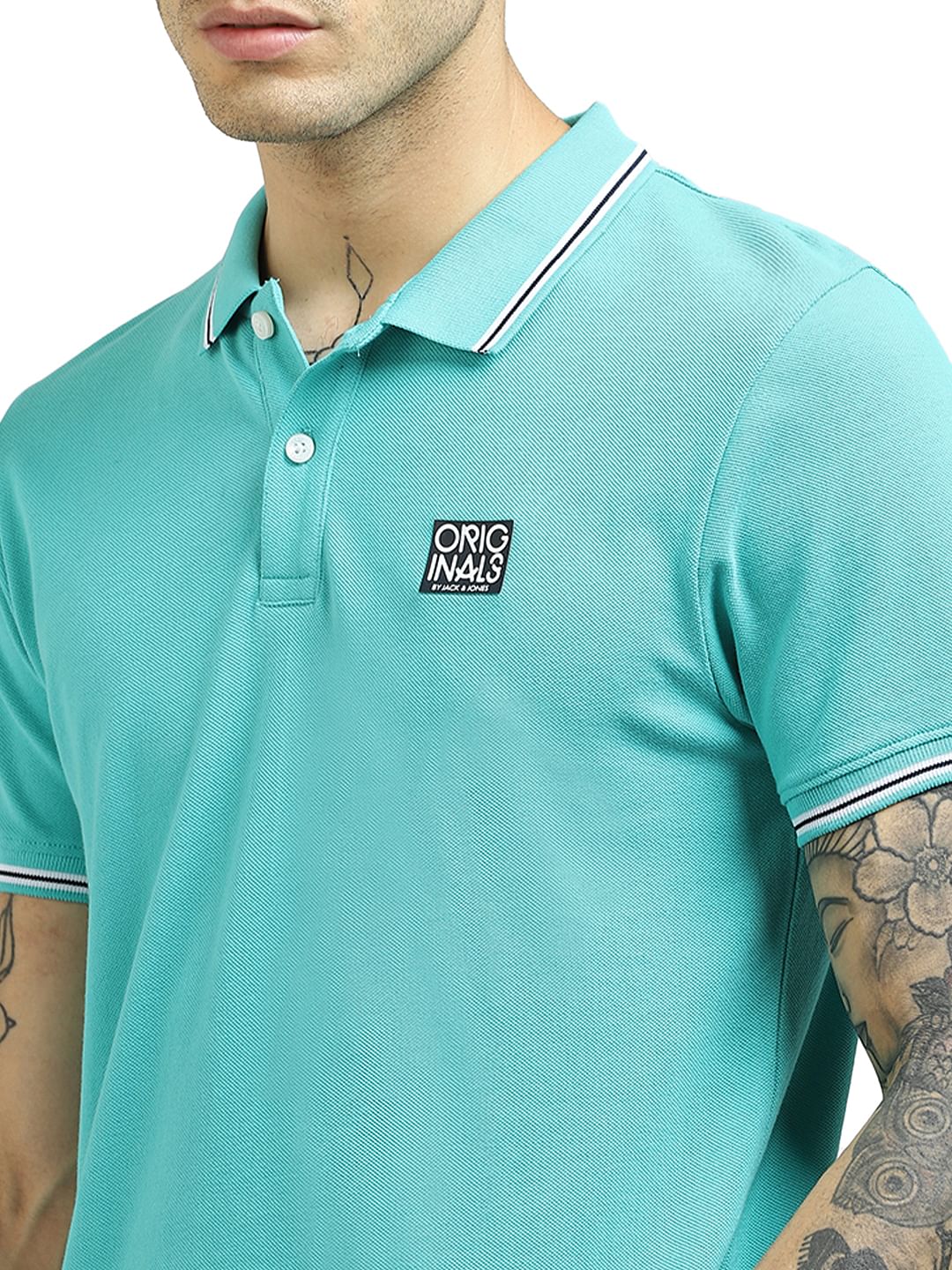 Blue Polo T-shirt - Image 5
