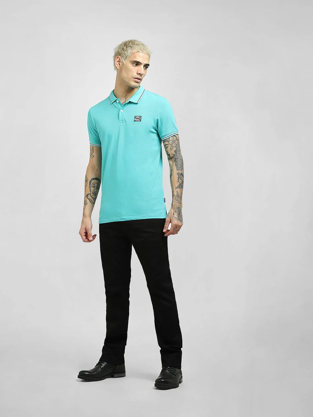 Blue Polo T-shirt - Image 6