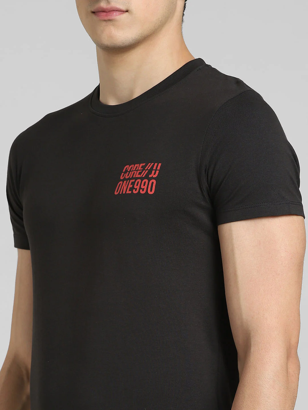 Black Crew Neck T-shirt - Image 5