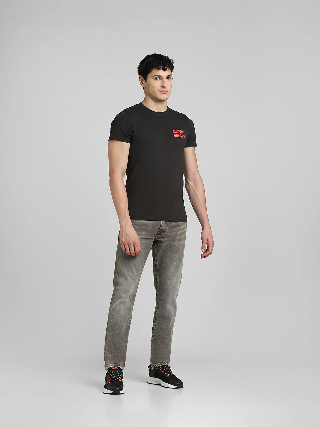 Black Crew Neck T-shirt - Image 6