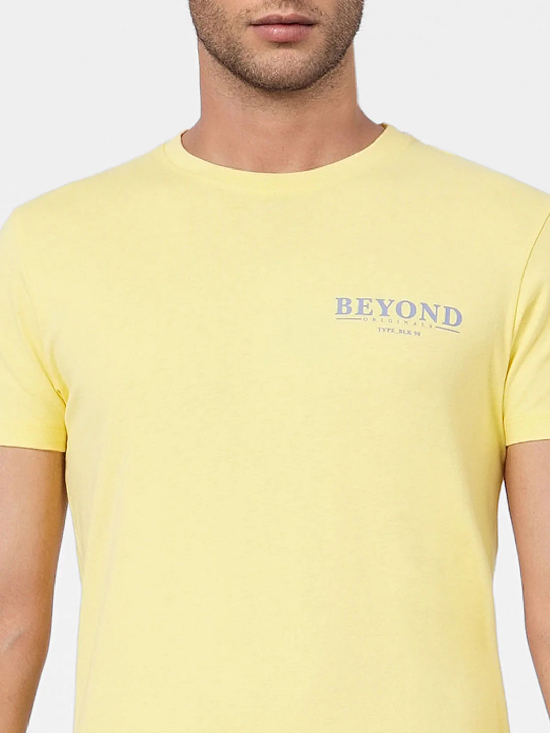 Yellow Crew Neck T-shirt - Image 5