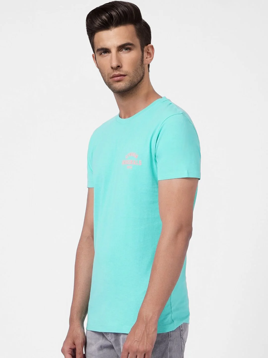 Blue Crew Neck T-shirt - Image 3